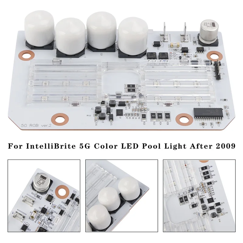 【HAPPYH】لـ Intellibrite 5G 2Nd Generation 2010 إلى ضوء حمام السباحة LED الملون الحالي - لوحة المحرك الخفيفة LED رقم الجزء 619818Z