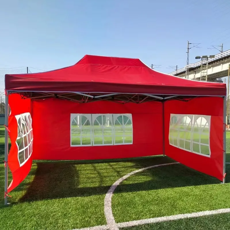 YTYIN Custom Processing Single Exhibition Tent Thickened Roman Window Cloth Sunshade Foldable Steel Frame For Outdoor Direct Fac