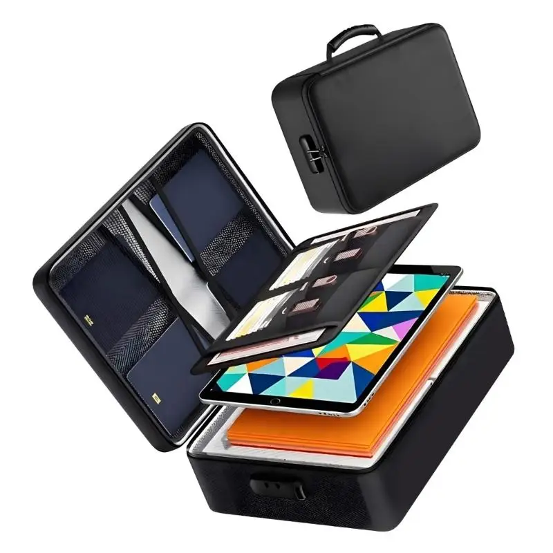 R53C Multifunctional Water Resistant Document Holders Box Organizers for Home Office Car Travel Efficient Storage Solution for