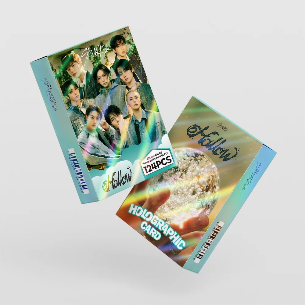 124 pièces carte laser carte à collectionner STRAYKIDS mini nouvelle carte flash creuse exclusive SKZOO star photo carte LOMO