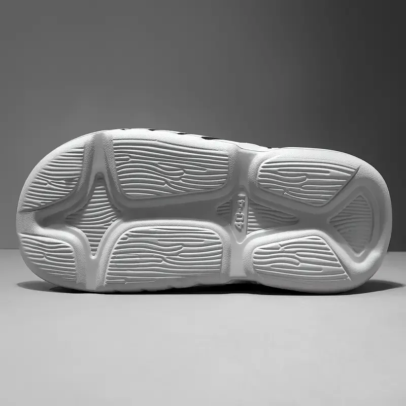 Summer men's EVA massage slippers indoor outdoor hiking beach casual shoes soft bottom comfortable slippers large size 48-49