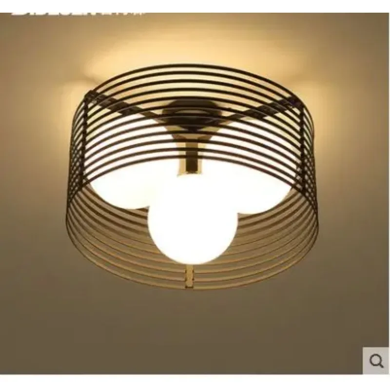 

Modern Minimalist Round Restaurant Bedroom Study Ceiling Lamp Nordic Creative Personality Warm Romantic Lighting