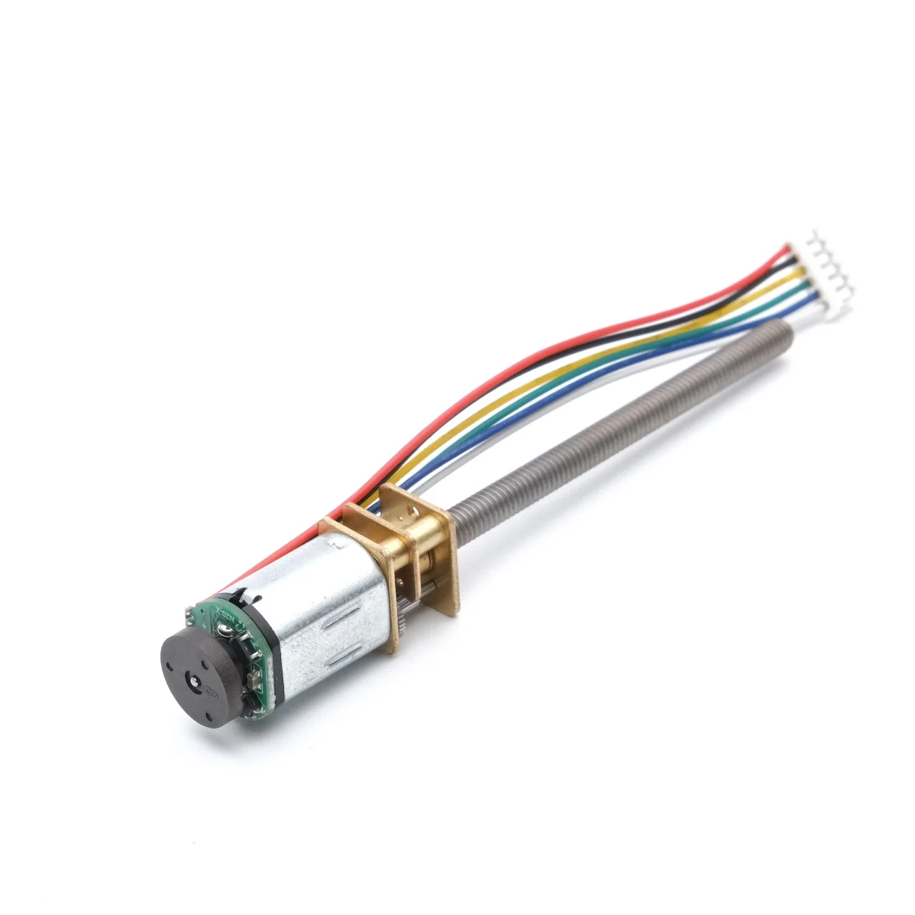 Threaded Shaft Encoder DC Gear Motor 3V 6V 12V 15~1000rpm speed DIY Model N20 M4 55mm Small Electric Machine Motor