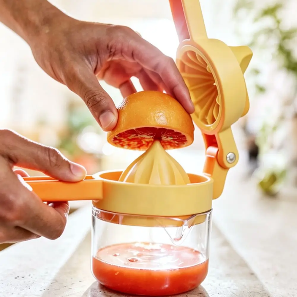 Kitchen Manual Citrus Press Juicer Hand Operated Fruit Squeezer Household Lemon Extractor Tool Compact Easy To Clean Gadget
