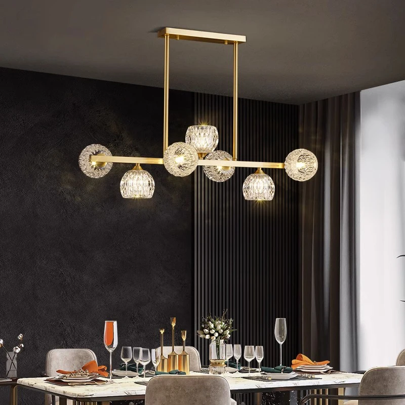 Modern LED Chandeliers para Home Decor, Luzes penduradas, Sala de estar, Sala de jantar, Iluminação interior