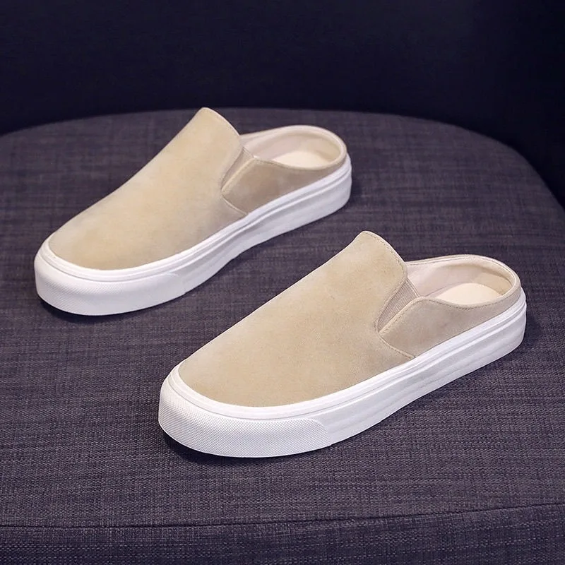unisex casual shoes black mules slippers dames designer shoes woman loafers fashion slides zapatillas de casa mujer