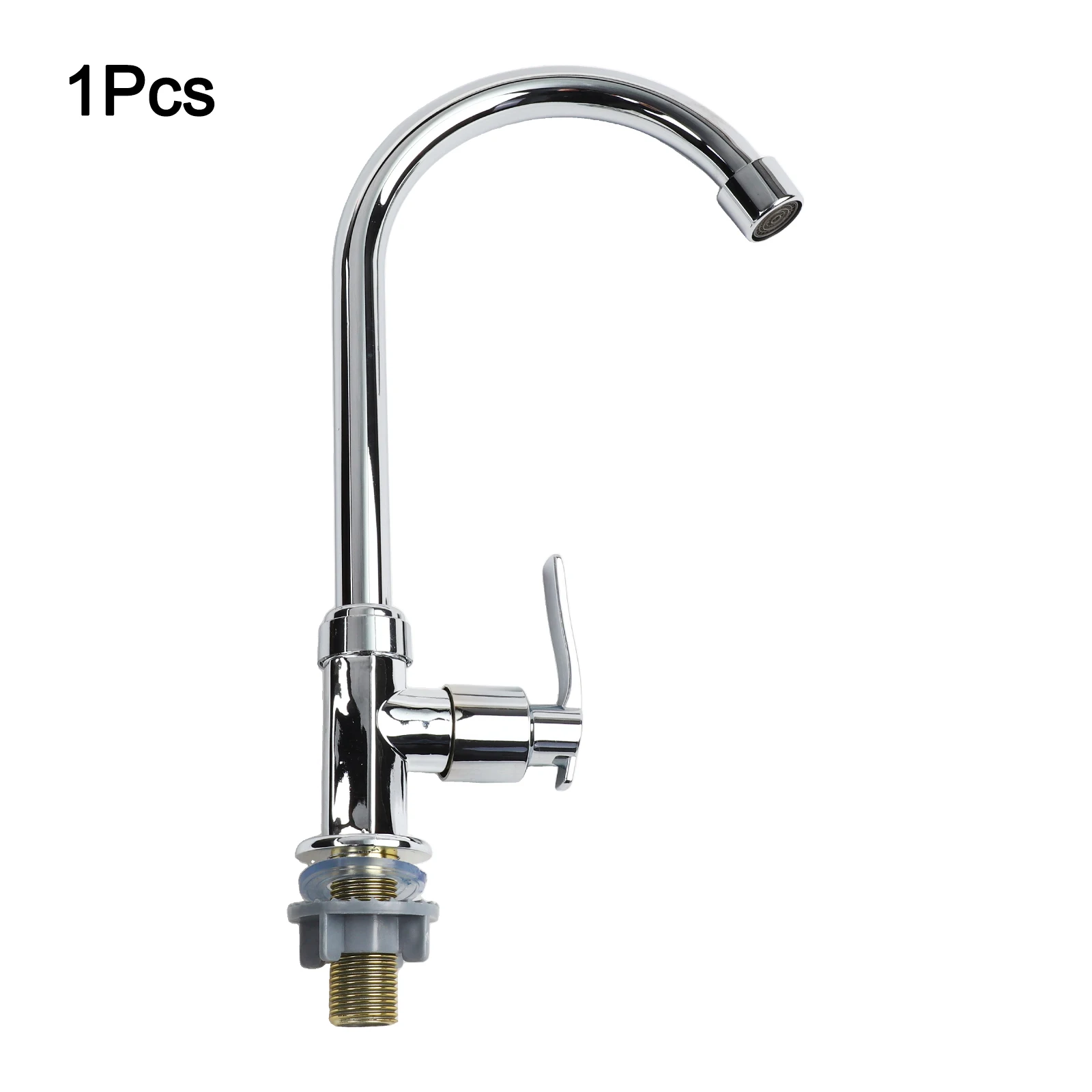 Kitchen Faucet Kitchen Plastic Steel Faucet Single Cold Water Sink Faucet Single Handle Swivel For Kitchen Bathroom Fixture