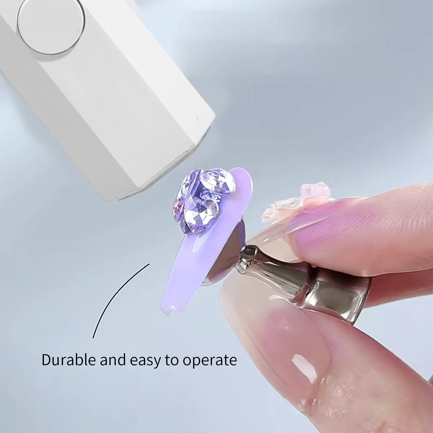 ハンドヘルドミニネイルランプタイミング表示ファミリークイックドライ懐中電灯ペンポータブル充電式ネイルドライヤーマシン Uv Led ネイルランプ