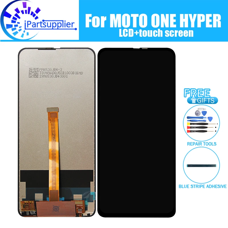 

For MOTO ONE HYPER LCD Display + Touch Screen Digitizer Assembly 100% New Tested LCD Screen+Touch for MOTO ONE HYPER