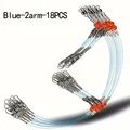 18PCS Blue 2arm