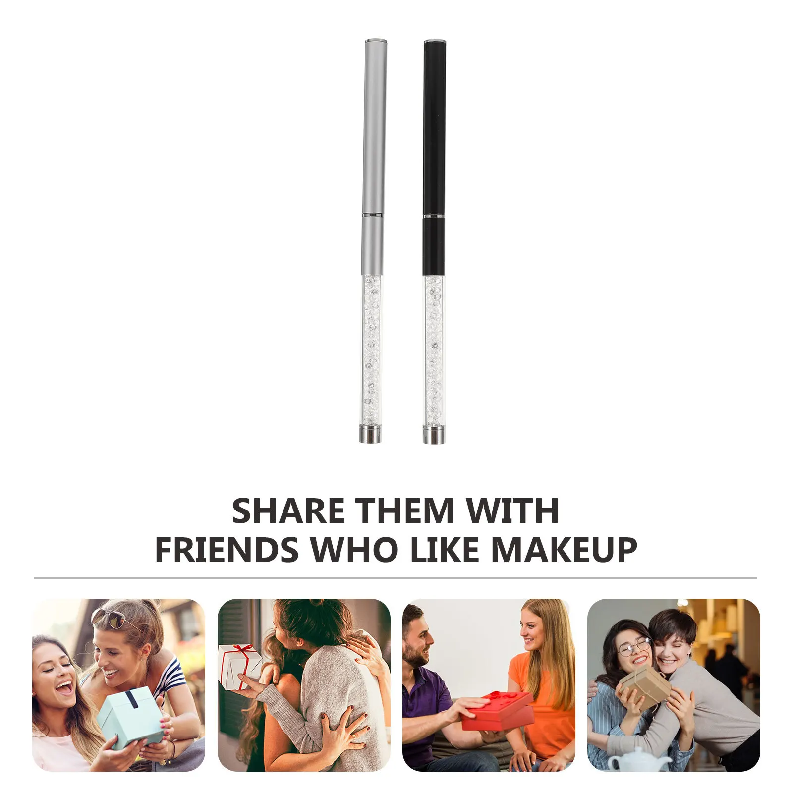 2Pcs Eyelash Brush Eyebrow Comb Lash Makeup Tool for Natural Lash Separation Mascara Makeup Practice Supplies Mascara Wands