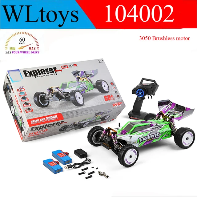 値下げ WLTOYS 104002フルセット WLTOYS 104002フルセット Newest WLtoys 104002 1/10 2.4G 60KM/H RC