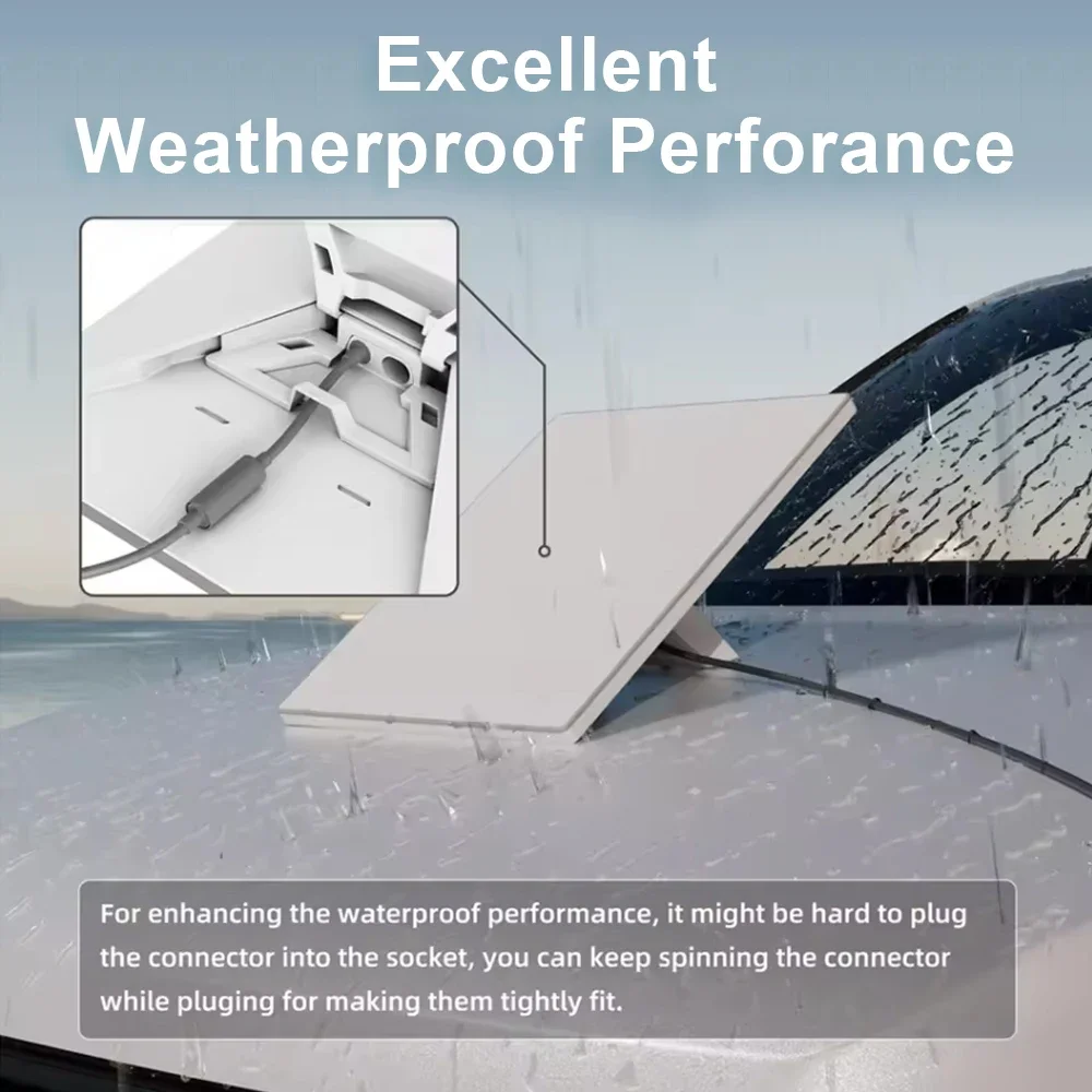 Voor Starlink Mini Verlengkabel Vrouw naar Man Plug Waterdichte Power Converter Adapter Gat Extender