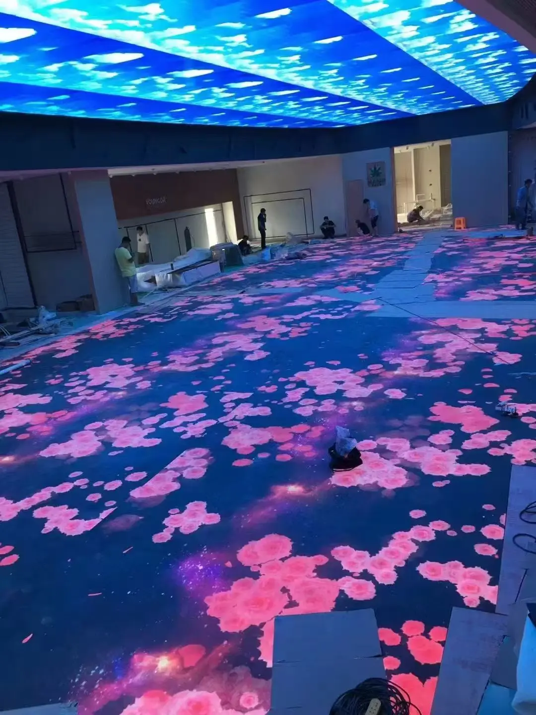 Professional Magnetic 3D Infinity LED Dance Floor with 4K HDR10+ IP66 Waterproof 5-Year Warranty Outdoor Use P6.25 Panel
