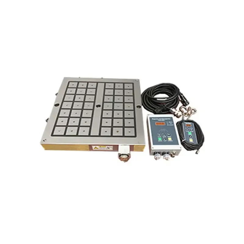 Super Power Electronically Controlled Permanent Magnetic Chuck Workholding Magnet Sucking Disc Table for CNC Machining