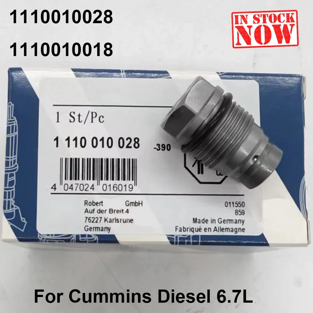 In Stock 1110010028 Common Rail Pressure Limited Valve 1110010018 1110010015 For Dodgee Cumminss Diesel 6.7 For Bo sch Original