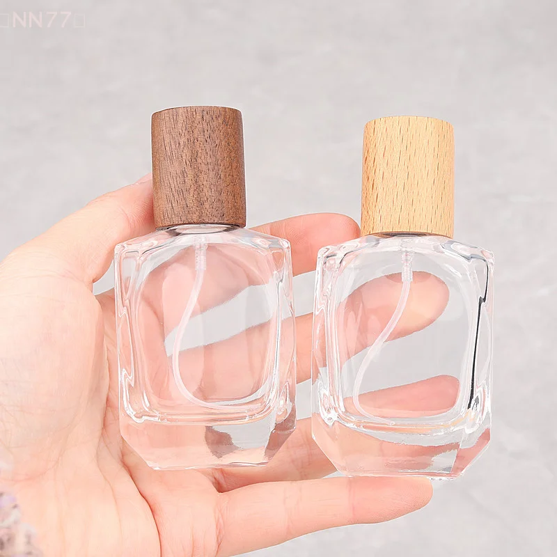 1 pcs 30ml Empty Clear Glass Perfume Spray Bottles Packaging Bottle Refillable Atomizer Travel Portable Cosmetic Container