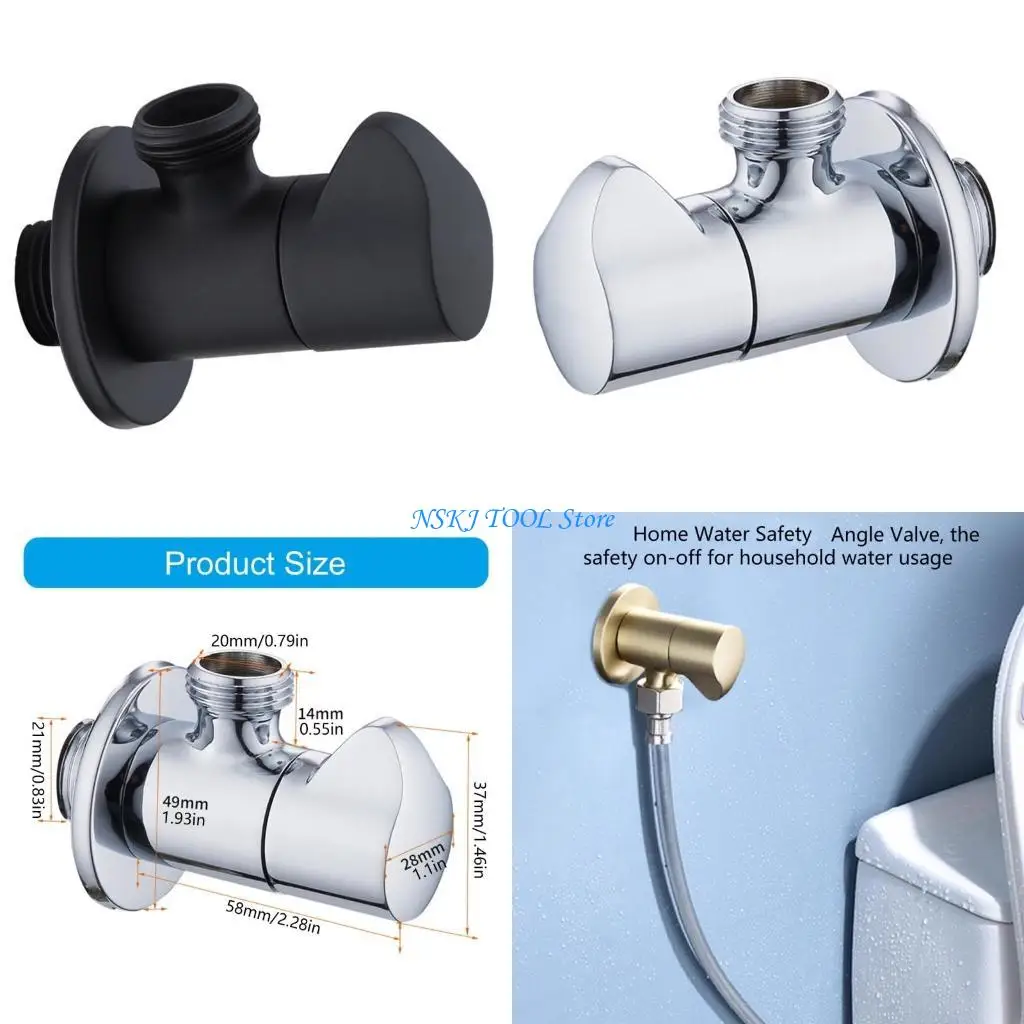 L8RC Brass Valves Strong Corrosion Resistant with Quick Shut Off Function Simple Installation for Hot & Cold Water