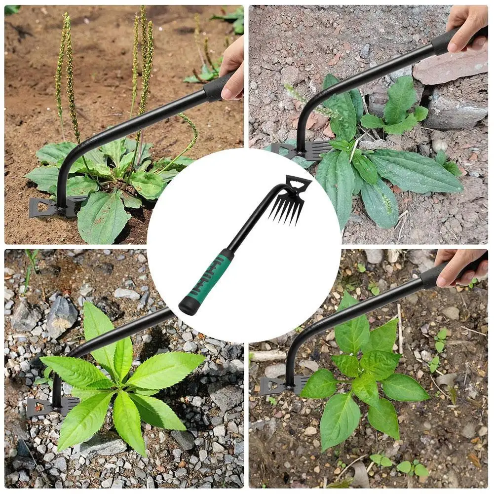 5/6/11 Teeths Nieuwe Onkruidbestrijdingstool Tuin Onkruidhark Handleiding Onkruidverwijderingsgereedschap Huishoudelijke Tuin Hand Wieden Verwijderingstuller