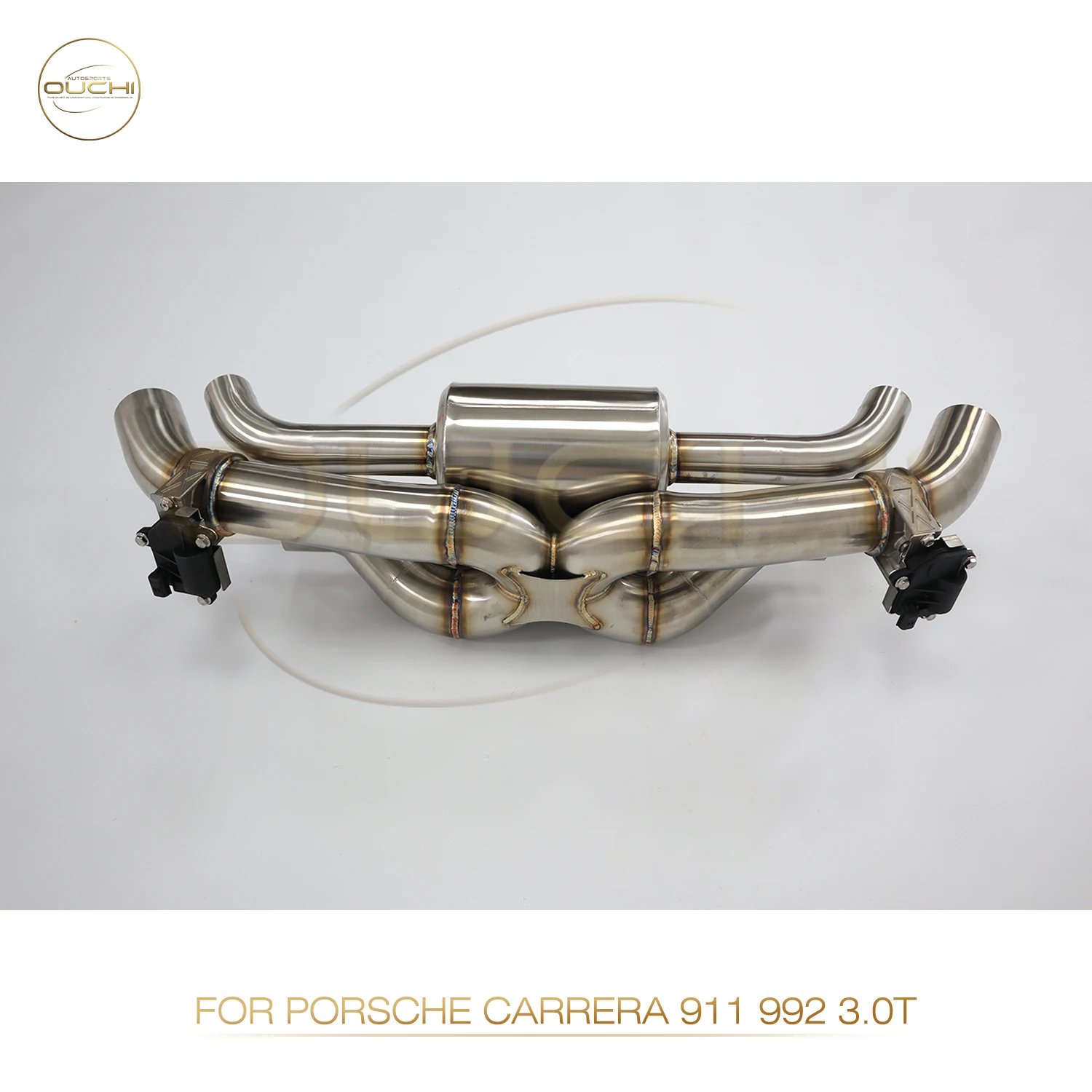 

High performance Catback for Porsche Carrera 911 992 3.0T OUCHI Exhaust System Stainless steel With valves Car Accessories