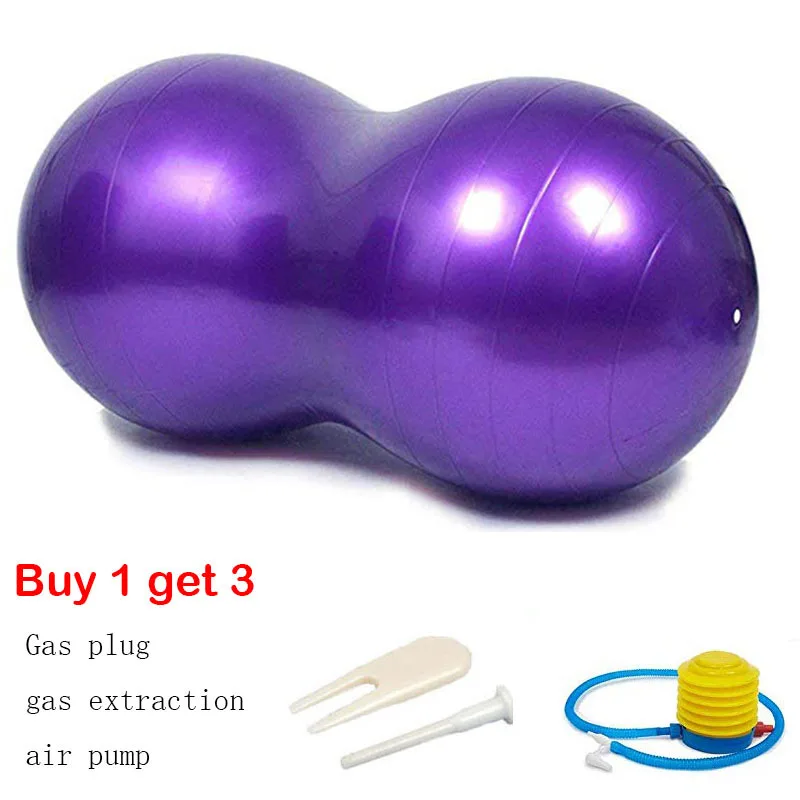 New  Peanut Gym Fitness Yoga Exercise Workout Ball Therapy Pilates Yoga Ball