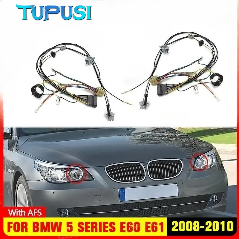 

For BMW 5 Series E60 E61 2008-2010 Car Xenon Headlight Internal Wire Harness Plug Wiring Harness With AFS