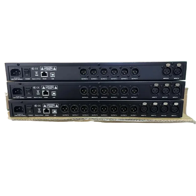 DBX new high speed digital audio processor 260 360 480 2/3/4 input 6/8 output professional sound system