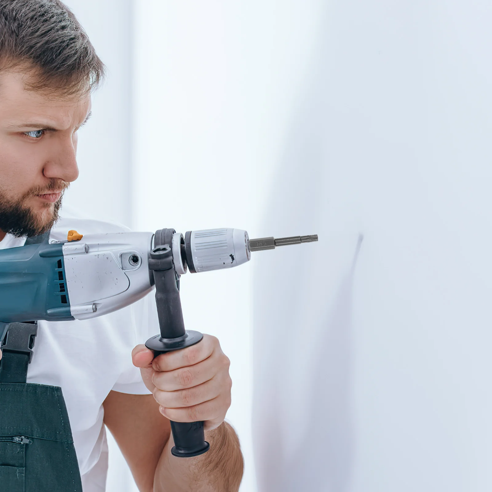 1 مجموعة مسدس مثقاب مجموعة تصلب الصلب المغناطيسي مخرطة للمعادن الفولاذ المقاوم للصدأ الحديد الزهر DIY