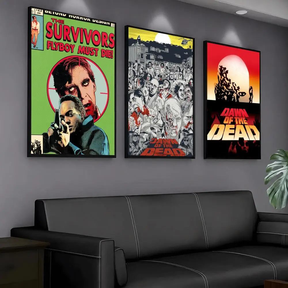 classic movie D-Dawn of the Dead 1978-D Painting Calligraphy Artwork for Home Bedroom Office Wall Decoration Gift