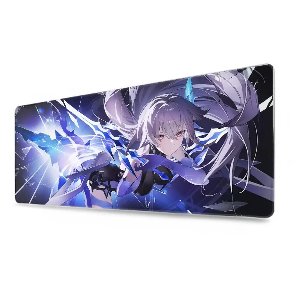 Skirk Alfombrilla de ratón Accesorios para juegos Alfombrilla de teclado XXL Borde de bloqueo grande Alfombrilla de mesa 900X400 mm Alfombrilla de ratón para juegos
