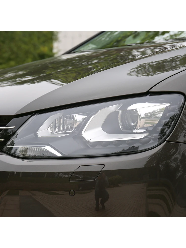 Phare avant de voiture en verre, abat-jour Transparent, coque de lampe, couvercle d'objectif pour Volkswagen VW Sharan 2012 – 2019