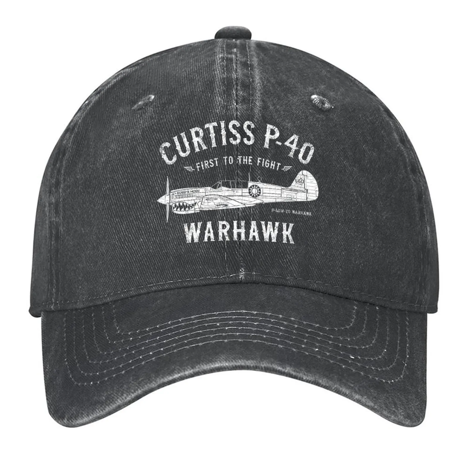 

P-40 Warhawk Baseball Cap Beach Outing men's big size hat Anime sun hat For Girls Men's