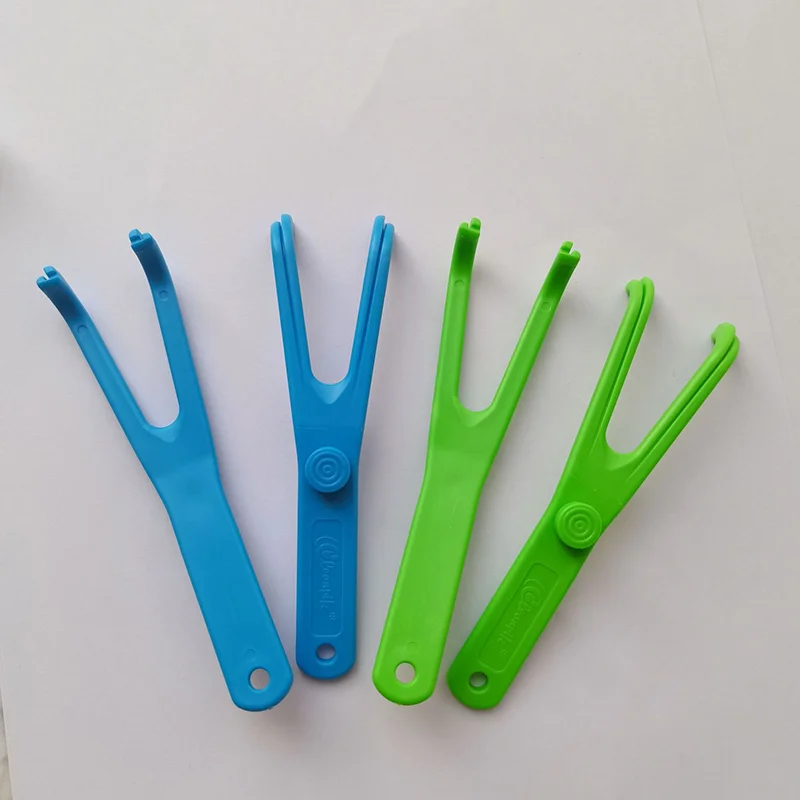 Dental Floss Holder Aid Reusable Oral Hygiene Tooth Pick Flosser Replaceable Rack Interdental Teeth Whitening Cleaning Tool Care