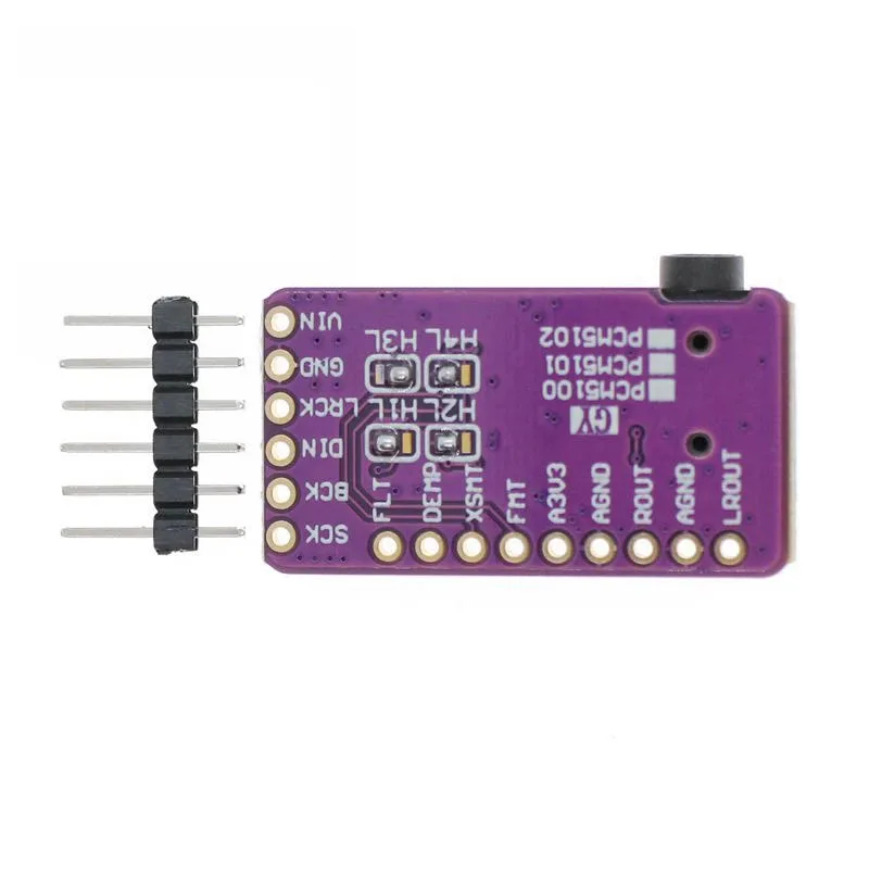 GY-PCM5102 I2S Audio DAC Decoder Board High-Quality Lossless Digital Audio for Raspberry Pi Compatible & Microcontrollers view 5