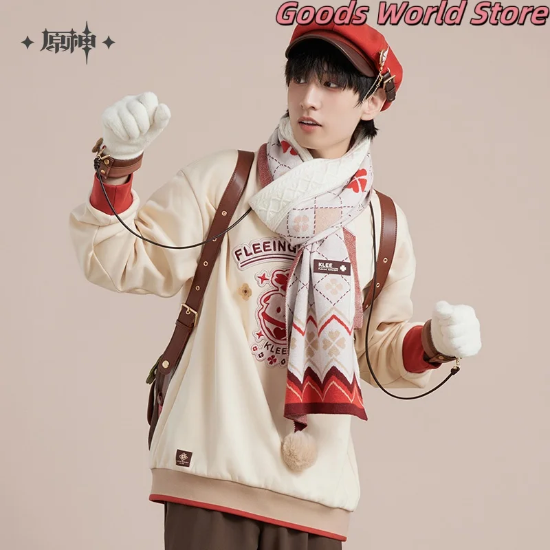 متوفر في المخزون كلي موضوع الانطباع سلسلة قفازات وشاح دافئ اللعبة الأصلية جينشين إمباكت كلي تأثيري حلي أنيمي هدية الهالوين