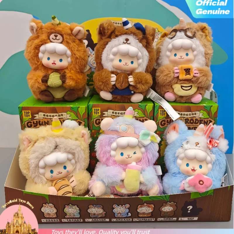 

TOPTOY Gyun Rodent Friends Series Vinyl Plush Blind Box Toys Cute Beaver Squirrel Stuffed Doll Desktop Ornament Birthday Gift