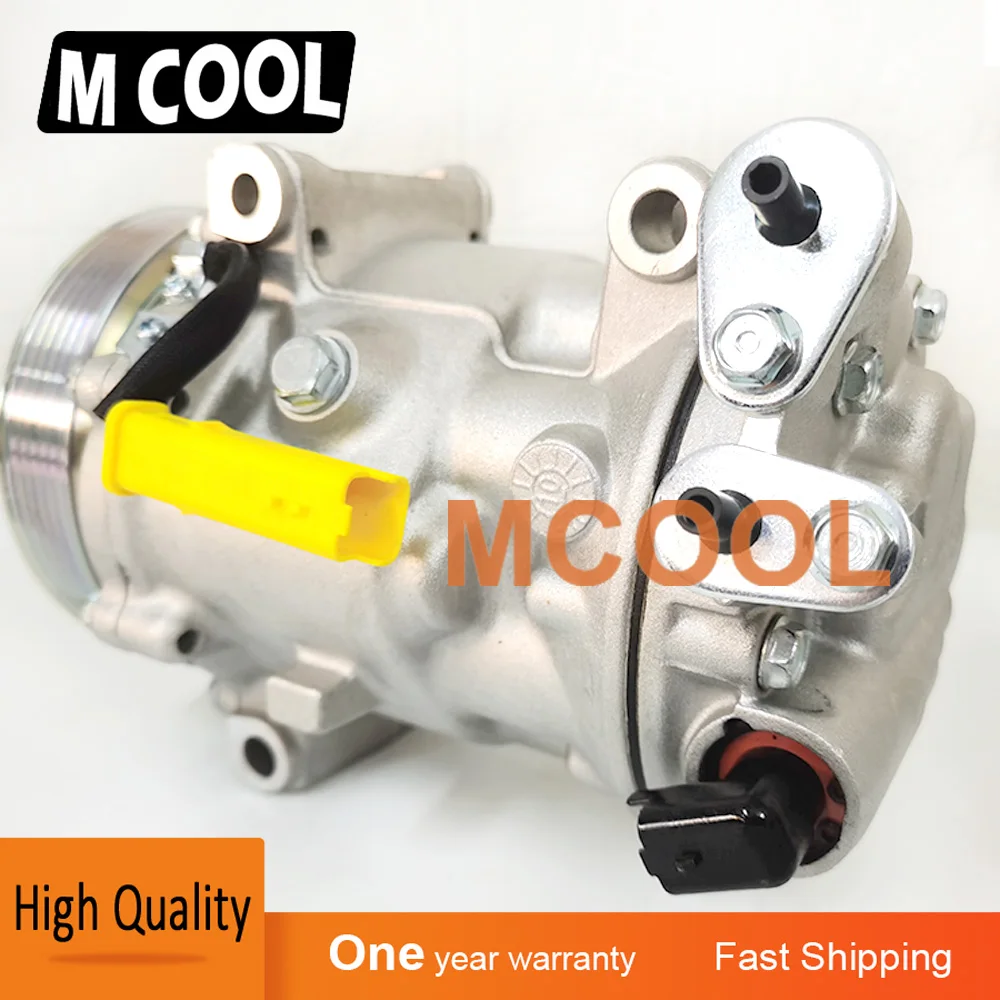 Auto CAR AC  Compressor For Peugeot 407 508 607  Citroen C5 C6 6453PP 6453RE 6453RF 6453WW 9800840380 9671340580