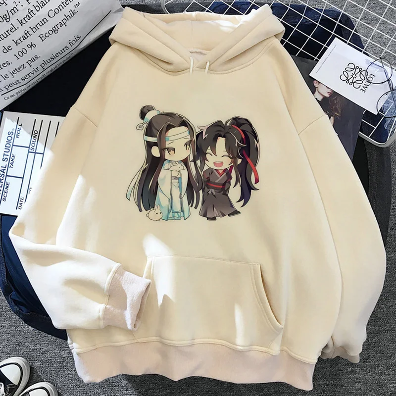 Mo Dao Zu Shi hoodies women Korean style graphic anime Winter  sweatshirts pulls women harajuku tracksuit