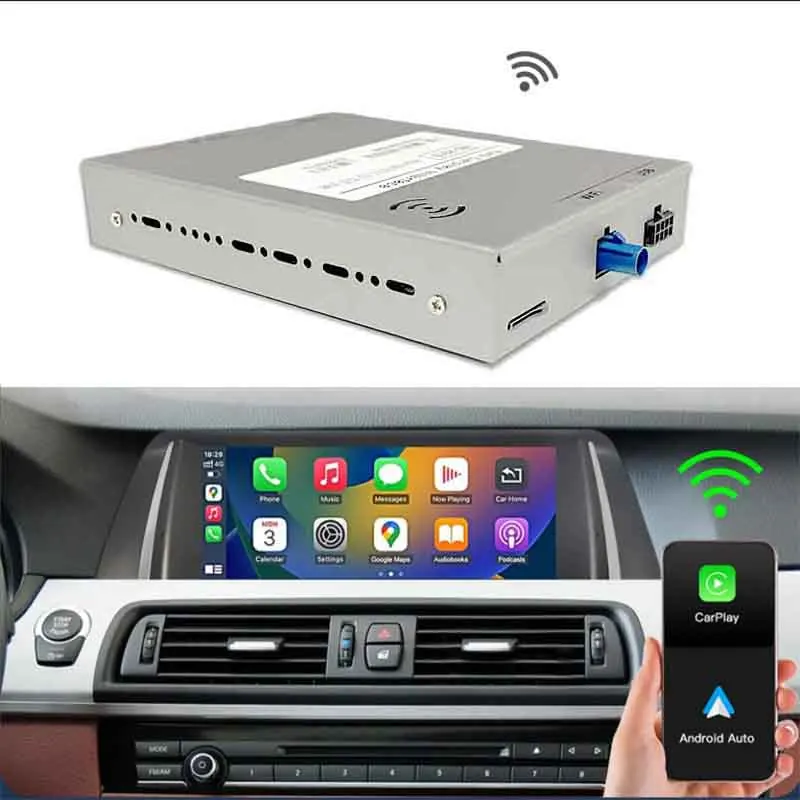 Wireless CarPlay Android Auto For BMW CIC NBT CCC F10 F20 F30 F15 F25 1 3 4 5 6 7 Series X1 X3 X4 X5 F25 12.3 Airplay MirrorLink