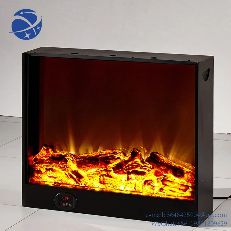 YYHCGF002/GF003 Electric Fireplace Insert Burner Warm Air Blower Remote Controlled Artificial Optical Flame Heating Fireplace