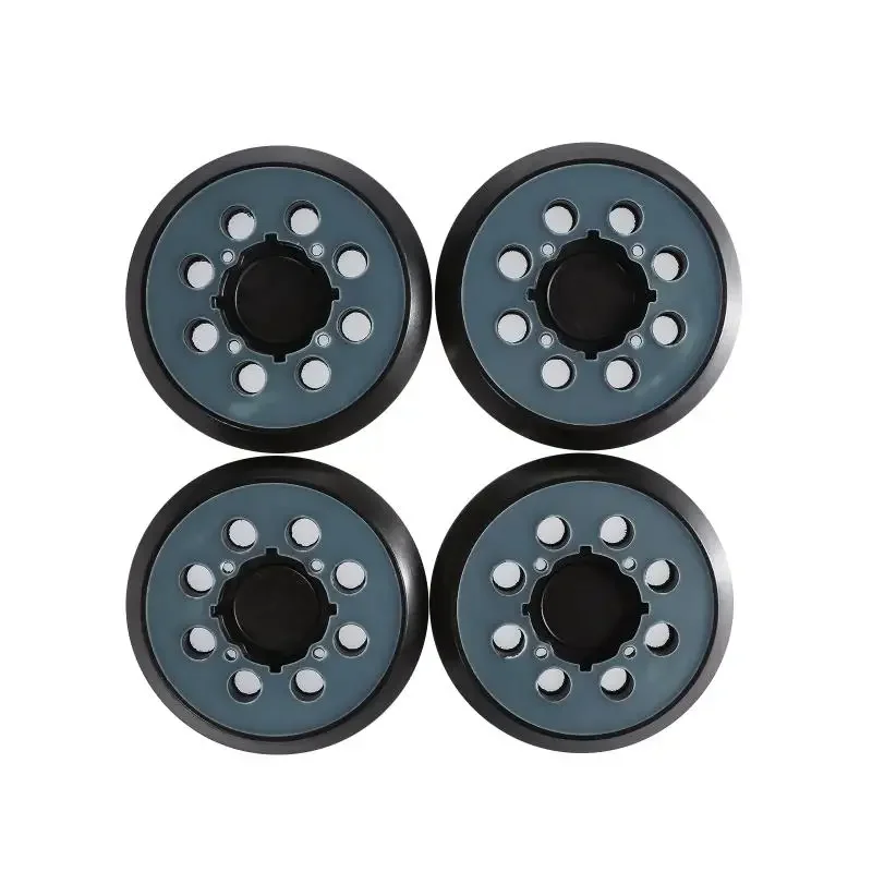 4 Uds 125mm 8 agujeros gancho y bucle almohadilla lijadora de repuesto máquina de lijado herramienta de pulido para DWE64233 N 329079
