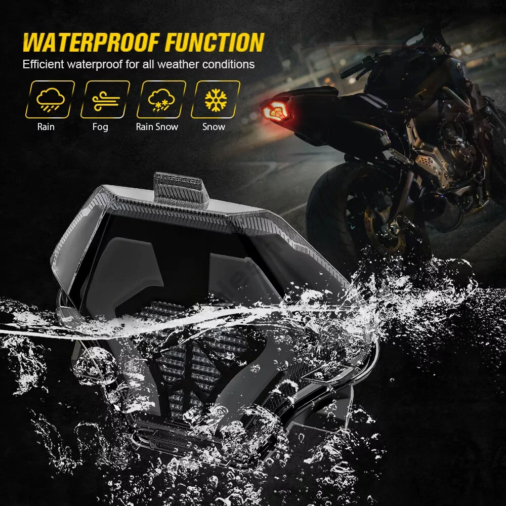 LED Taillight For YAMAHA MT-07 FZ-07 MT-03 MT-25 YZF R25 250 R3 320 2015-2018 Taillamp Brake Lights Turn Signals Driving Lamps - Image 4