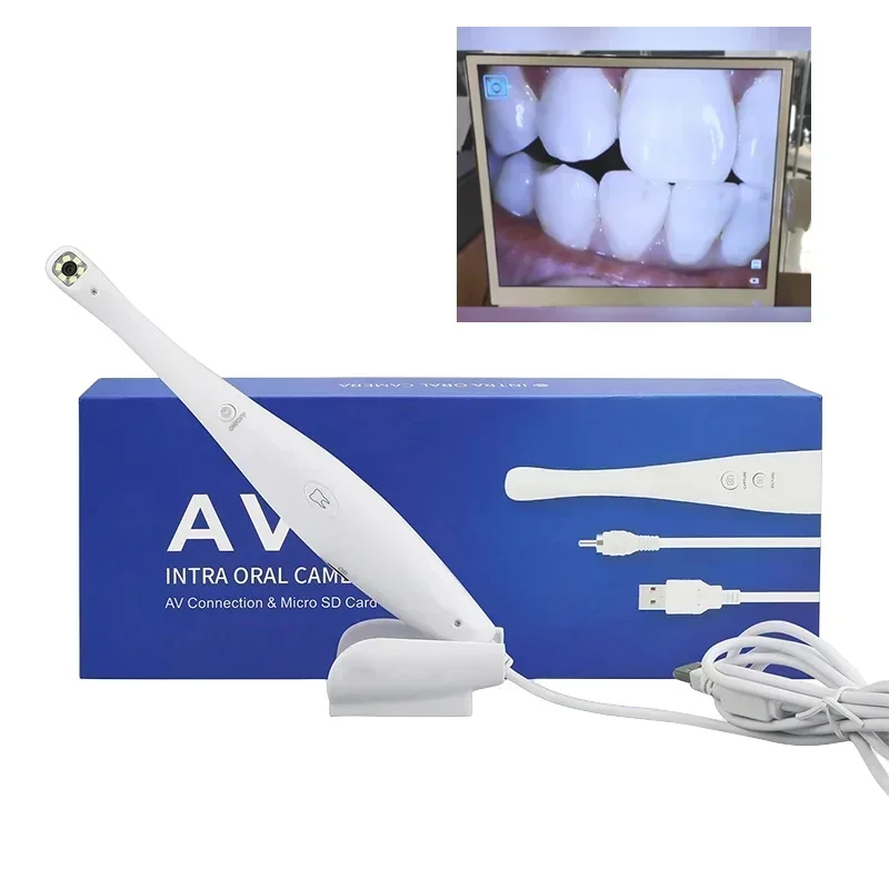 

TV Output Intras Orals Cameras with 6Pcs LED light SD Card AV Output HD Wired Endoscopes Dentist Equipment for Dentals Clinics