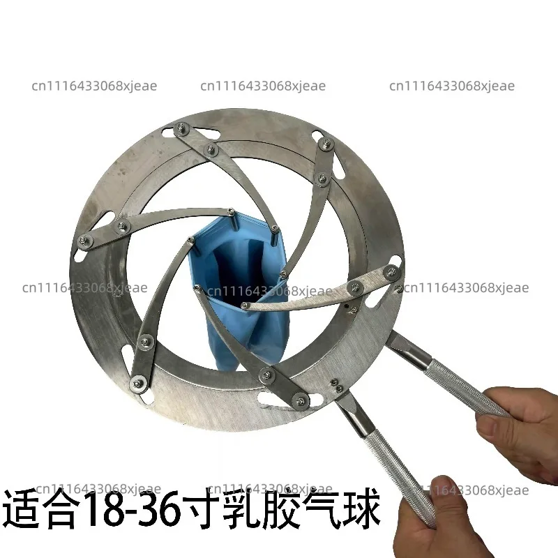 Aluminum Alloy Balloon Stuffing Machine, Round Expander for Latex Balloon Plush Toy & Flower Packaging