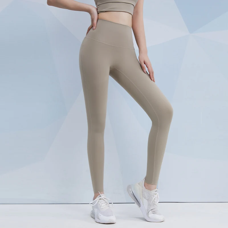 Women Workout Leggings Seamless Naked Feeling Yoga Pants With Pocket High Waist Push Up Trousers Athletic Fitness Gym Legging