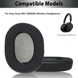 Replacement Earpads Suitable for Sony WH-1000XM5 Noise Canceling Headphones, Ear Pads Cushions with Soft Cooling Gel