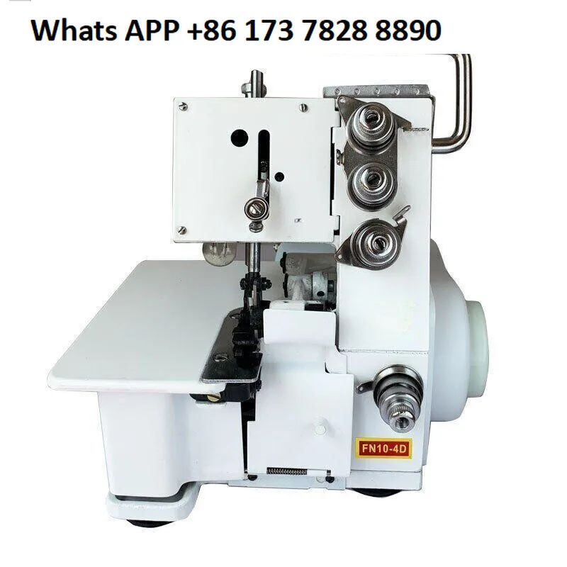 300 W Haushalts-Overlockmaschine mit vier Fäden, Desktop-Overlock-Nähmaschine