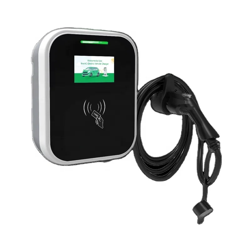 

AC Ev Charger 32a Type2 Wallbox 7kw 11kw 22kw RFID WiFi Smart App Ev Charging Station