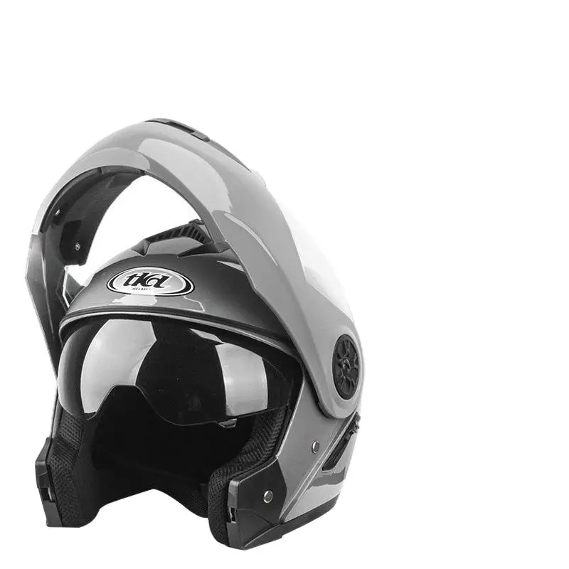 

Latest DOT Approved Safety Modular Flip Motorcycle Helmet Voyage Racing Dual Lens Helmet Interior Visor