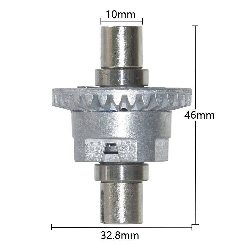 3 szt. Wszystkie metalowe koła zębate z mechanizmem różnicowym z głównym wałem napędowym Axie do akcesoriów części do ulepszenia samochodów zdalnie